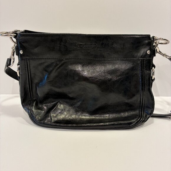 Vintage Coach Zoe Crinkled Shoulder Hobo Purse F1082/F15478 - Picture 1 of 8